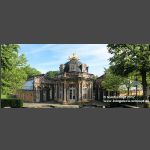Bayreuth Eremitage - Sonnentempel u Orangerie Suedseite
